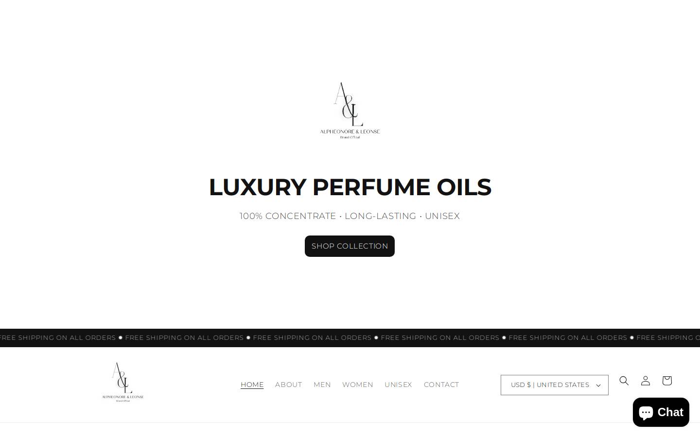 alandleo.com homepage screenshot