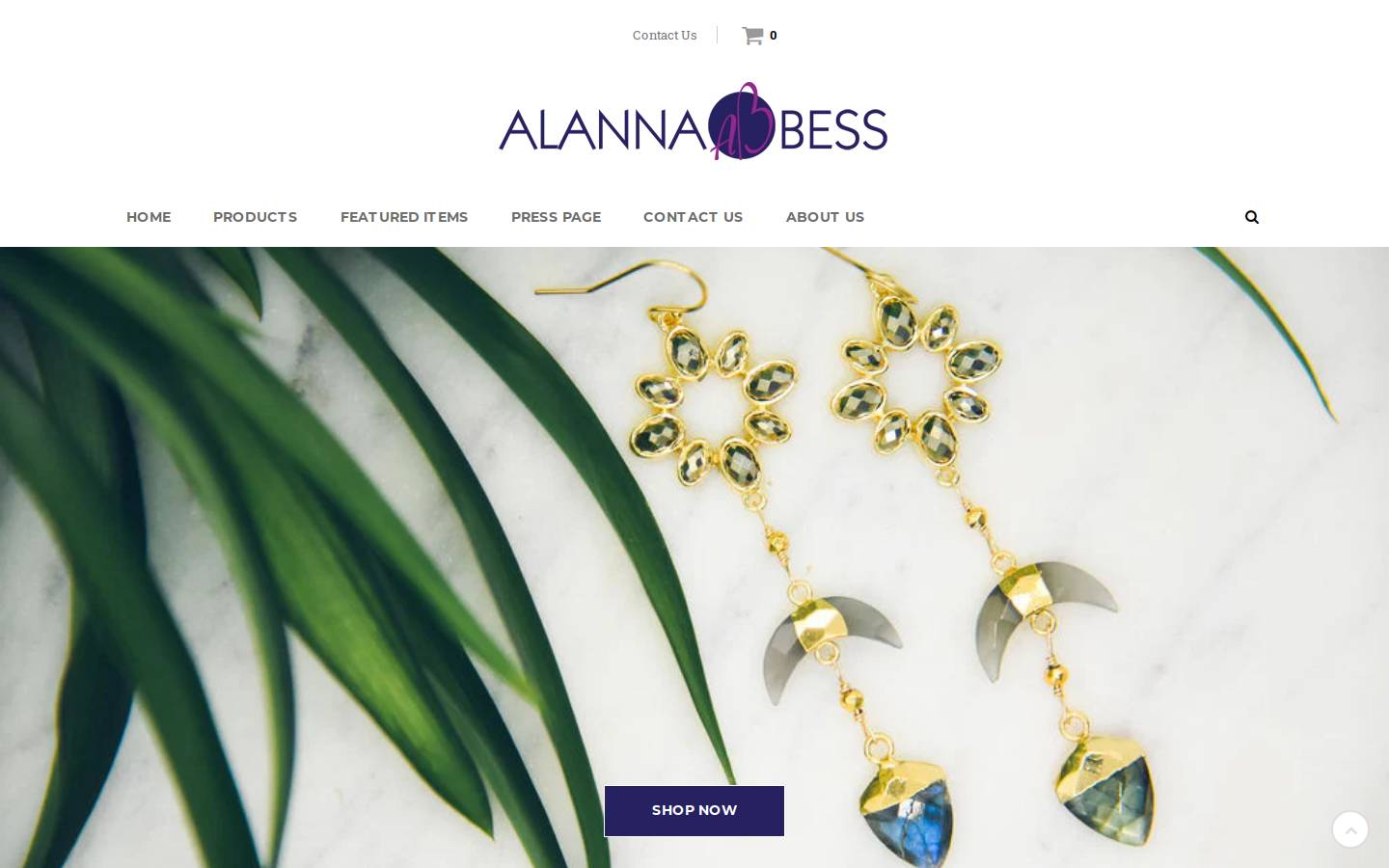alannabess.com homepage screenshot