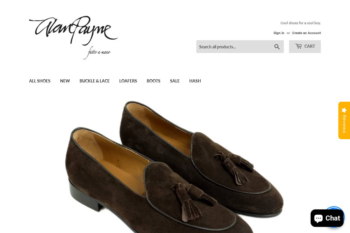 alanpayne.com homepage screenshot