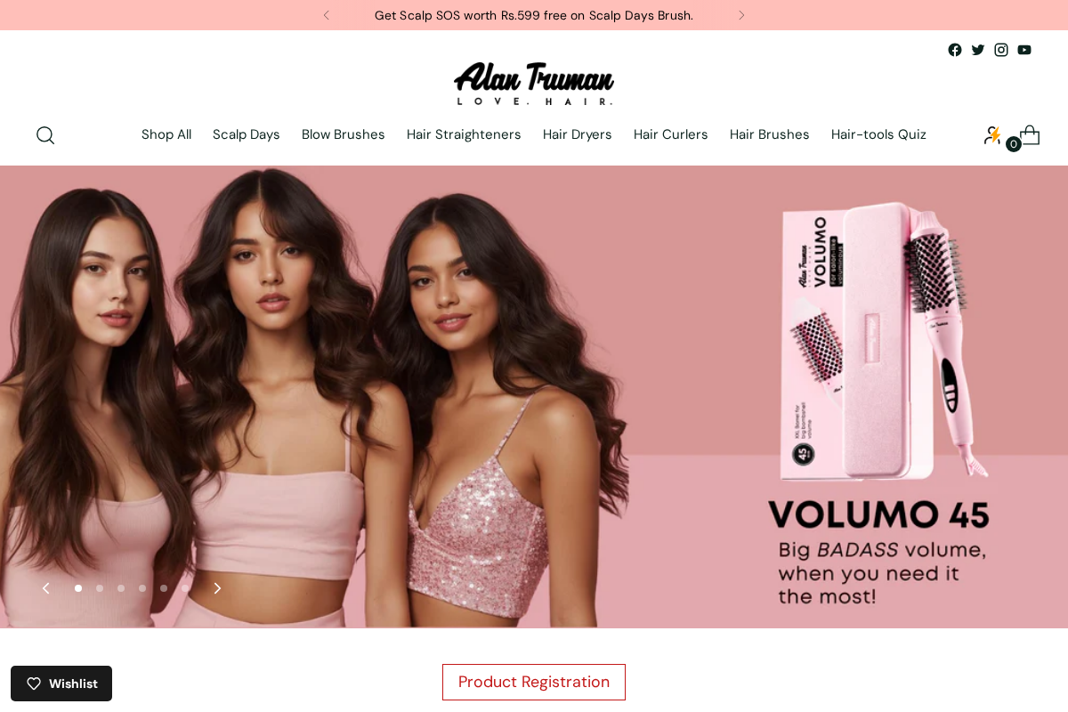 Alantruman homepage screenshot