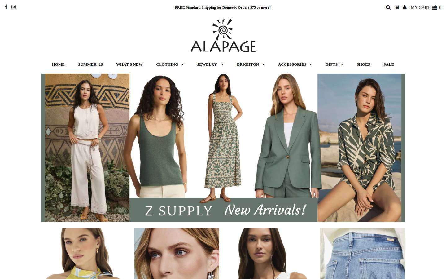 alapageboutique.com homepage screenshot
