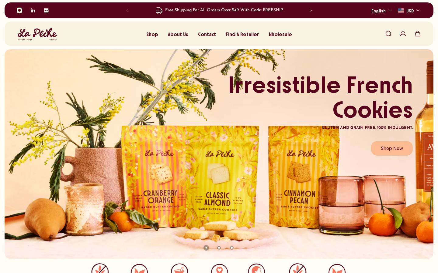 alapechebakery.com homepage screenshot