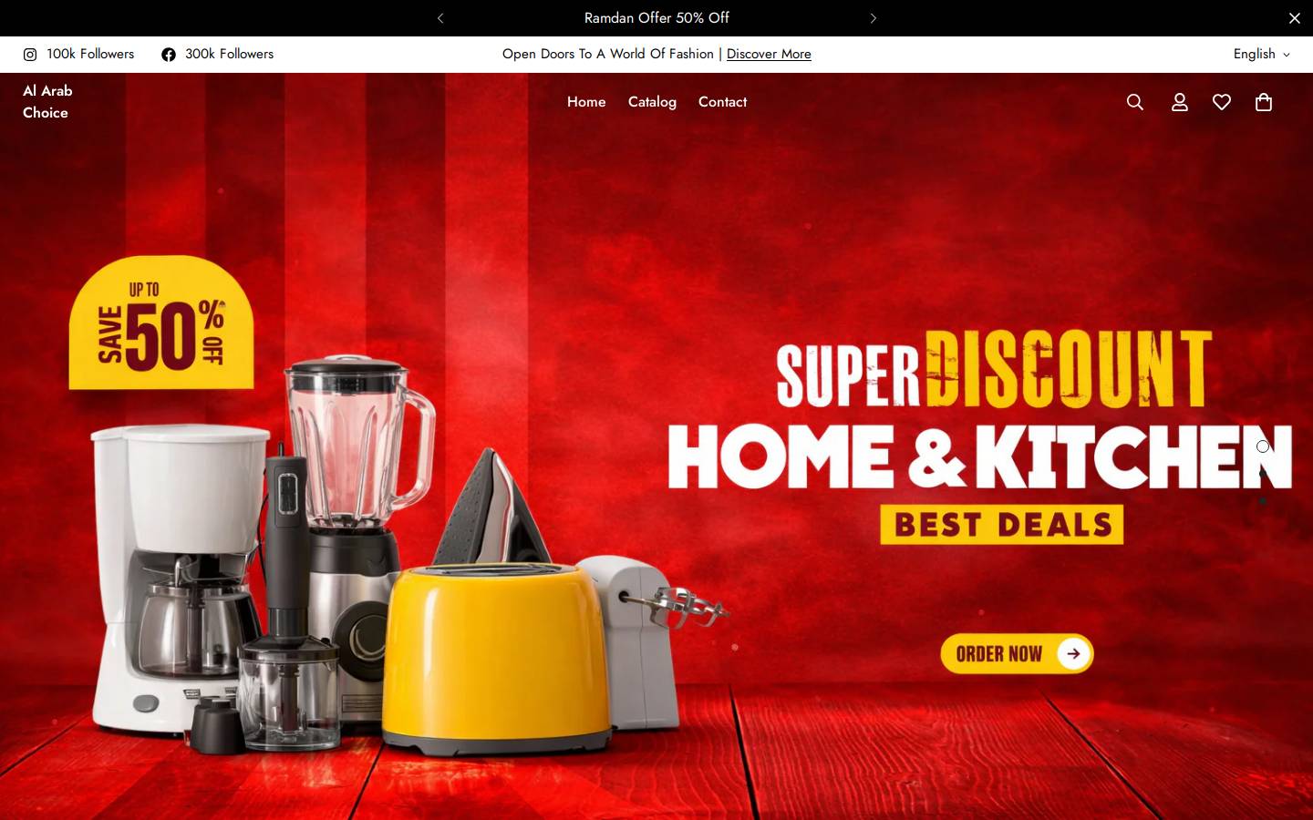 alarabchoice.store homepage screenshot