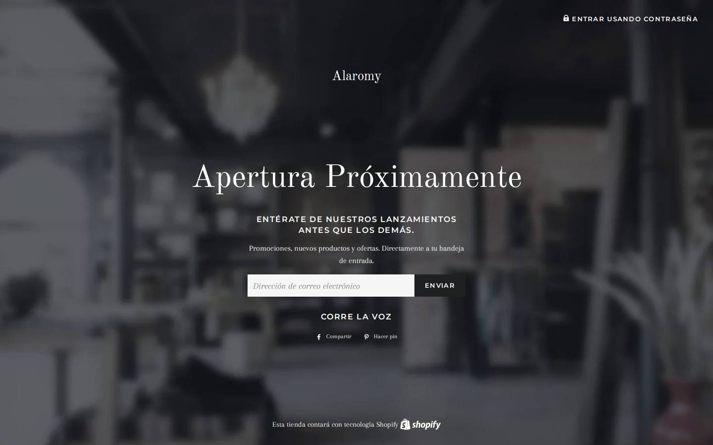 alaromy.com homepage screenshot