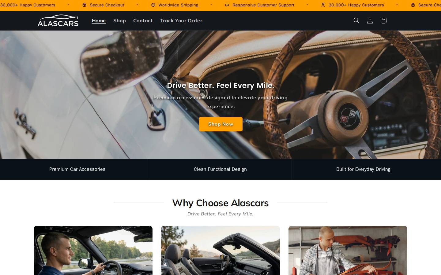 alascars.com homepage screenshot