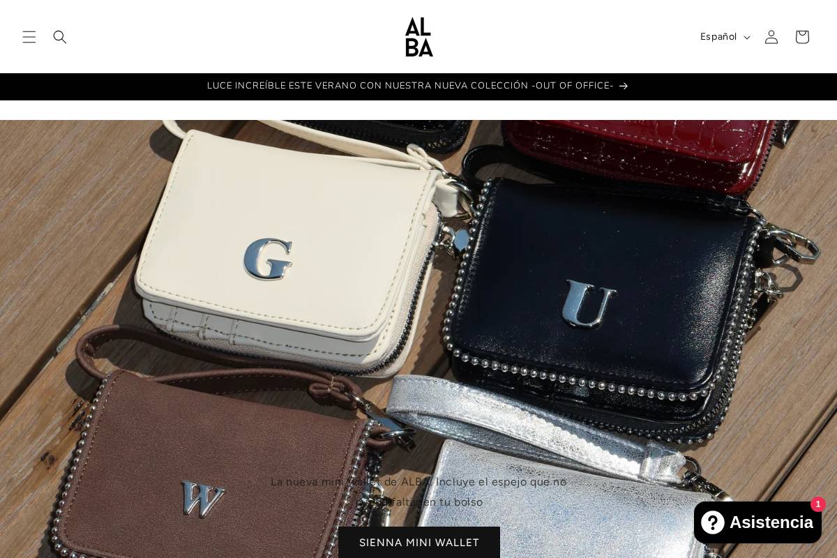 albamexico.com homepage screenshot