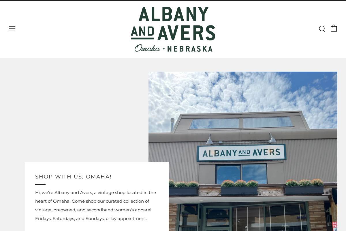 albanyandavers.com homepage screenshot