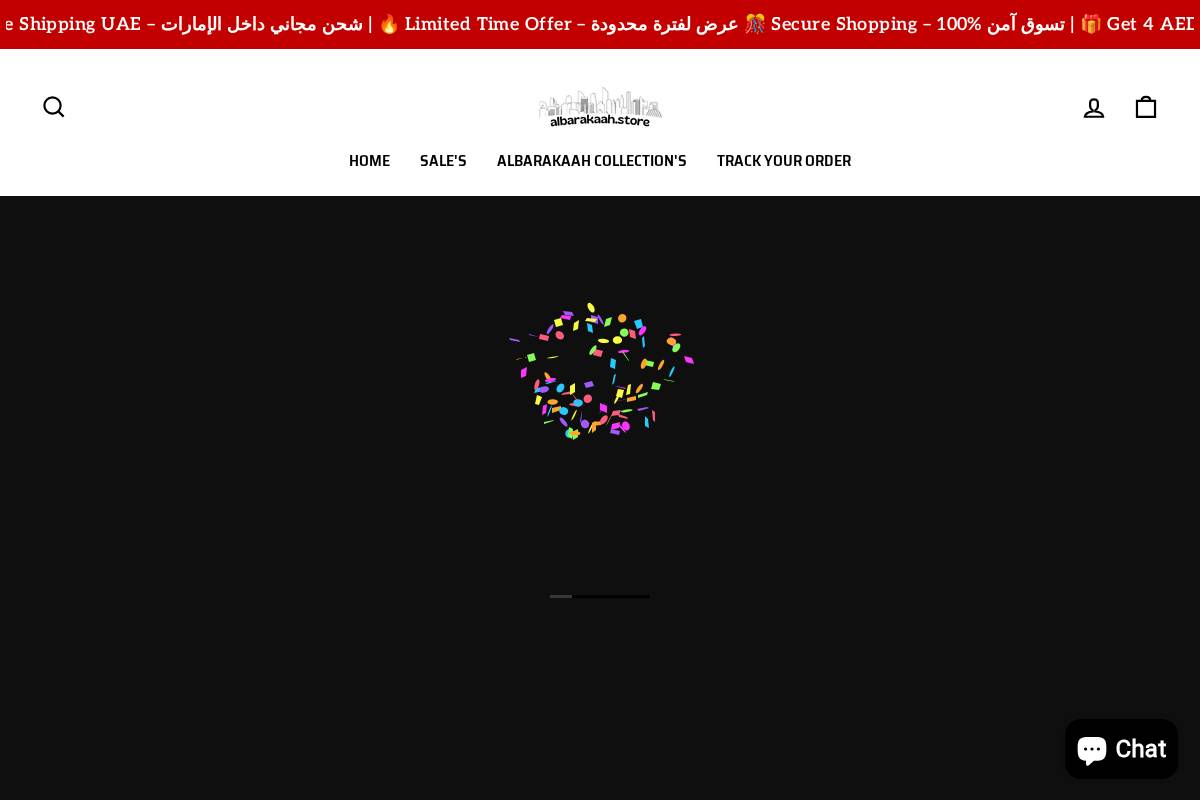 albarakaah.store homepage screenshot