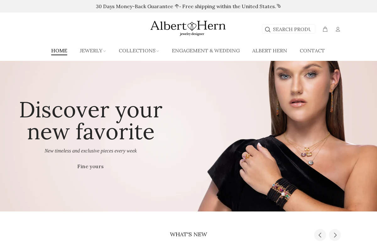 alberthern.com homepage screenshot