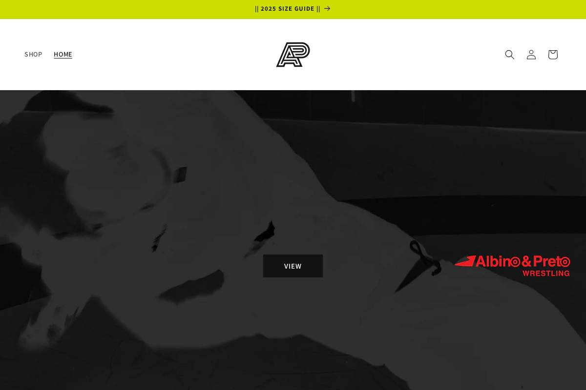 albinoandpretoeu.com homepage screenshot