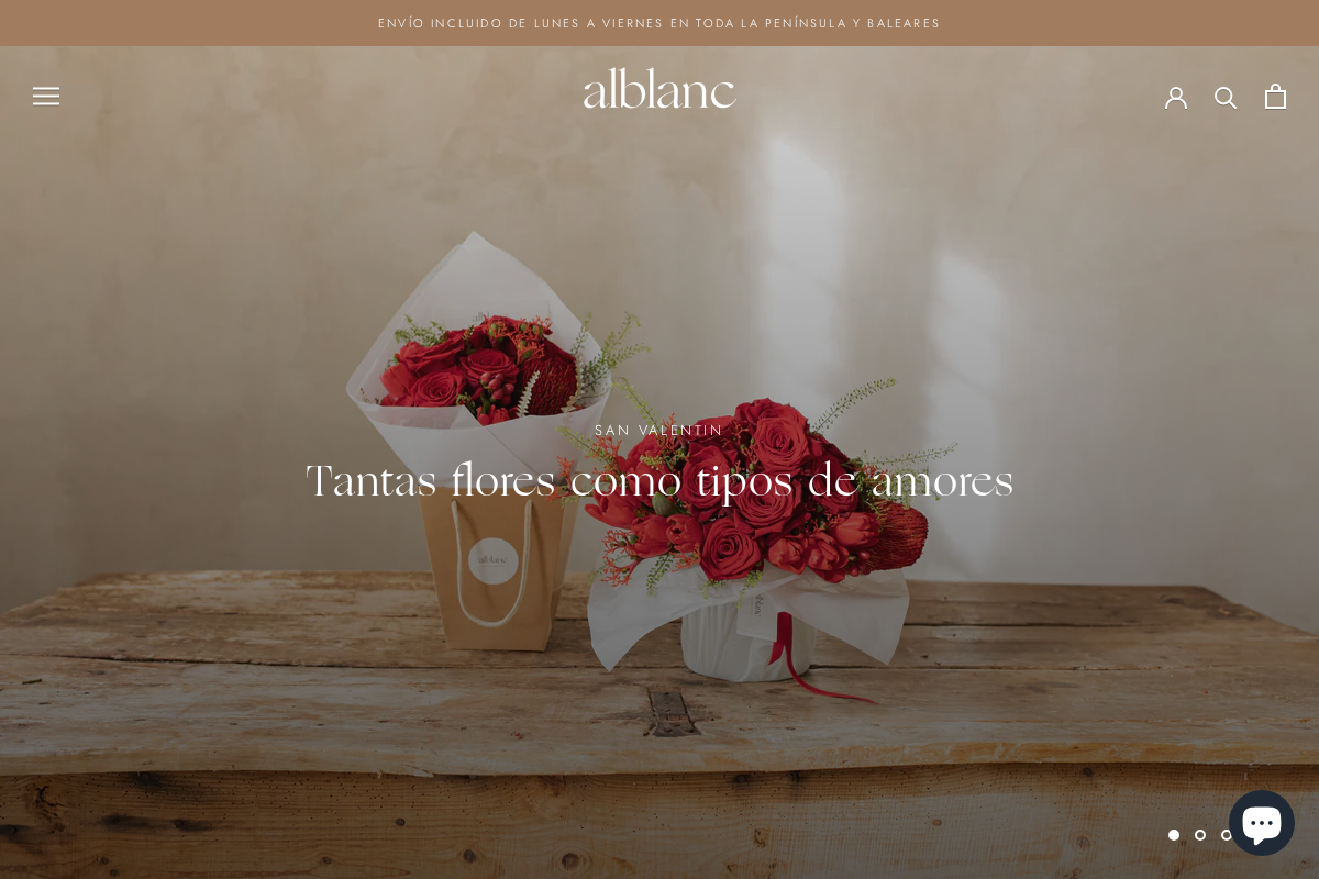 alblanc homepage screenshot