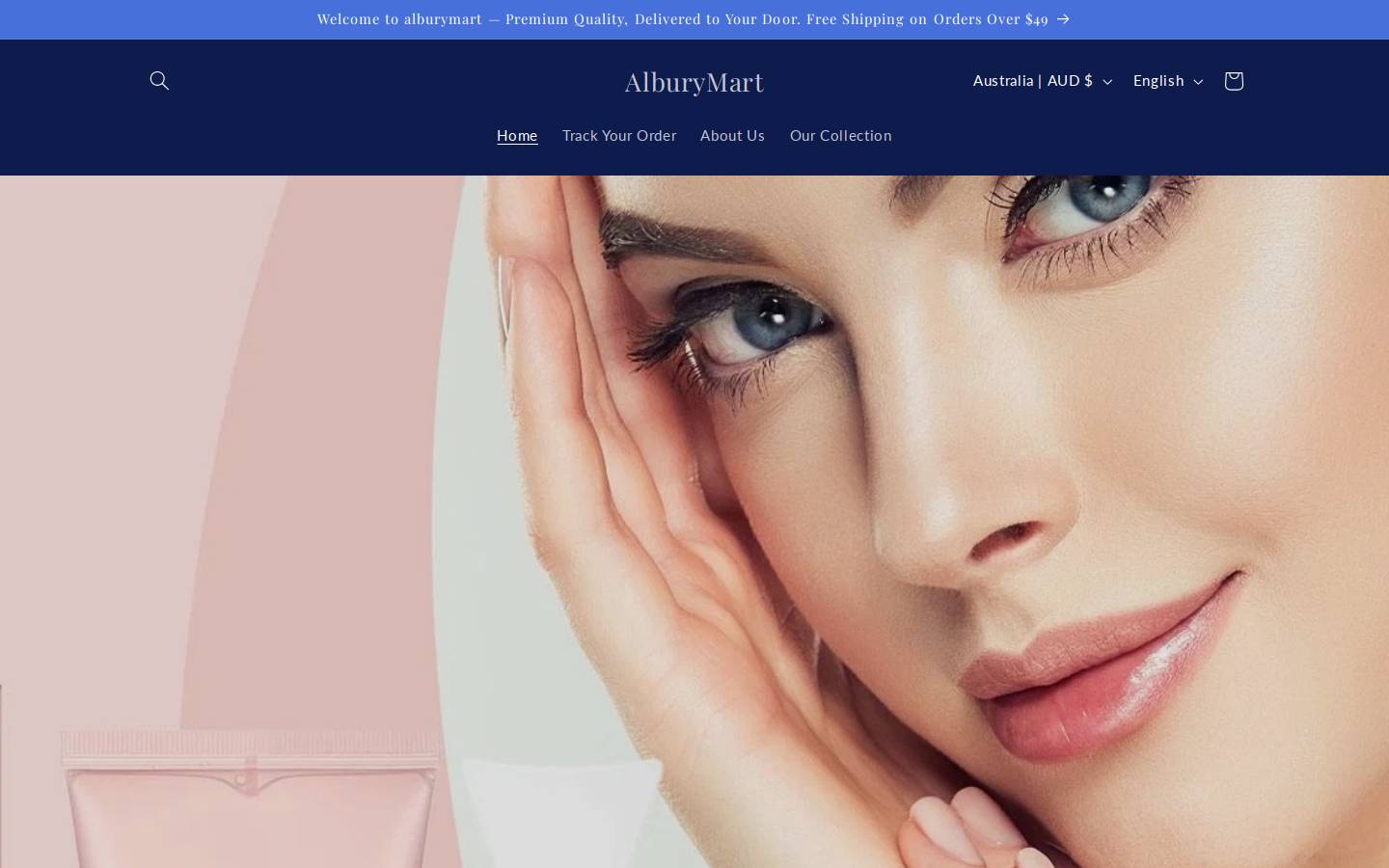 alburymart.com homepage screenshot