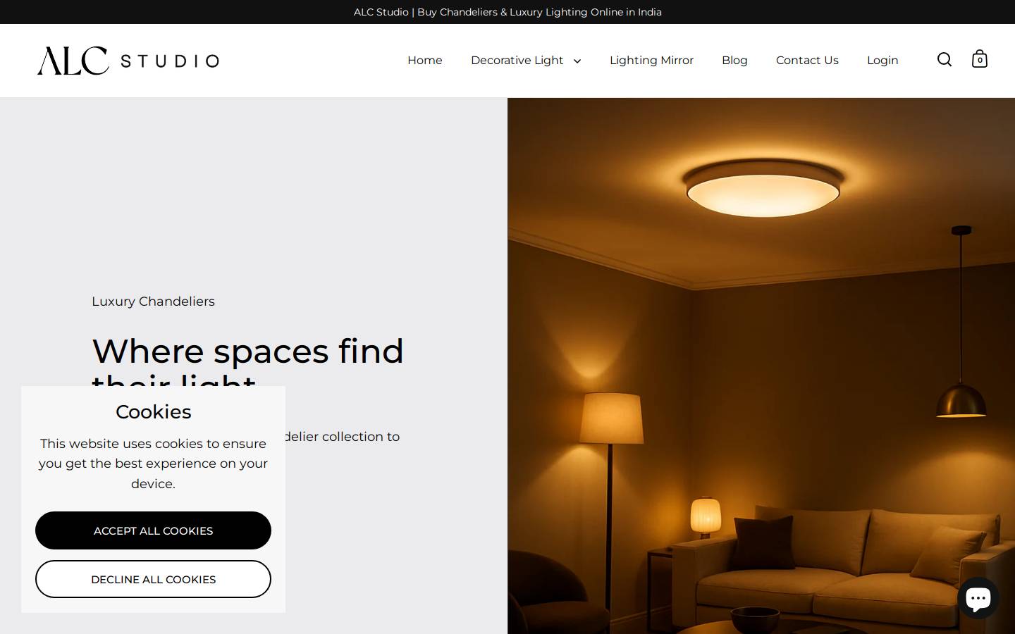 alc.studio homepage screenshot