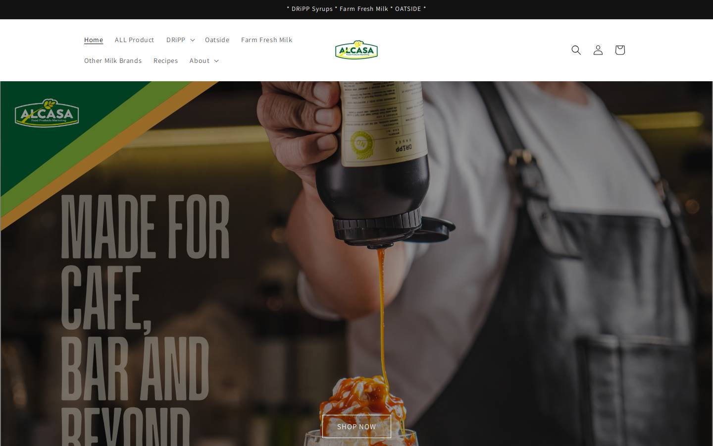 alcasamarketing.com homepage screenshot