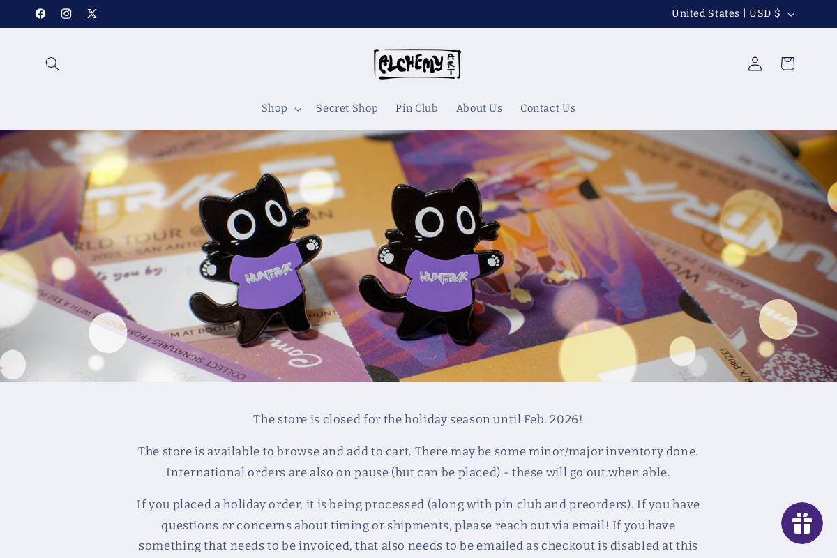 alchemyartgroup.com homepage screenshot