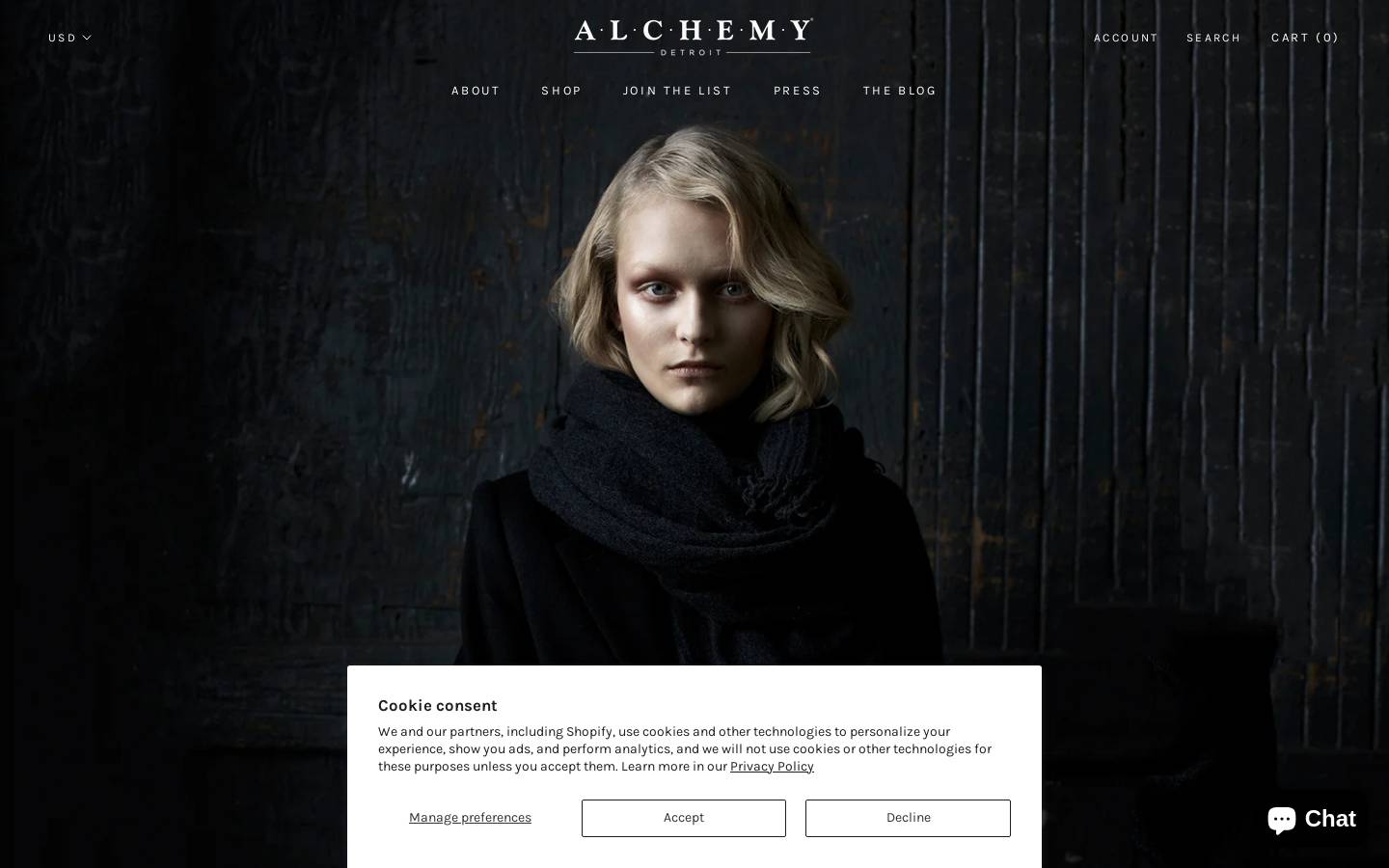 alchemydetroit.com homepage screenshot