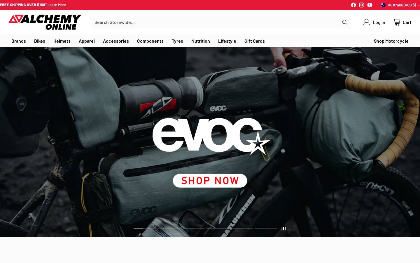 alchemyonline.com.au homepage screenshot