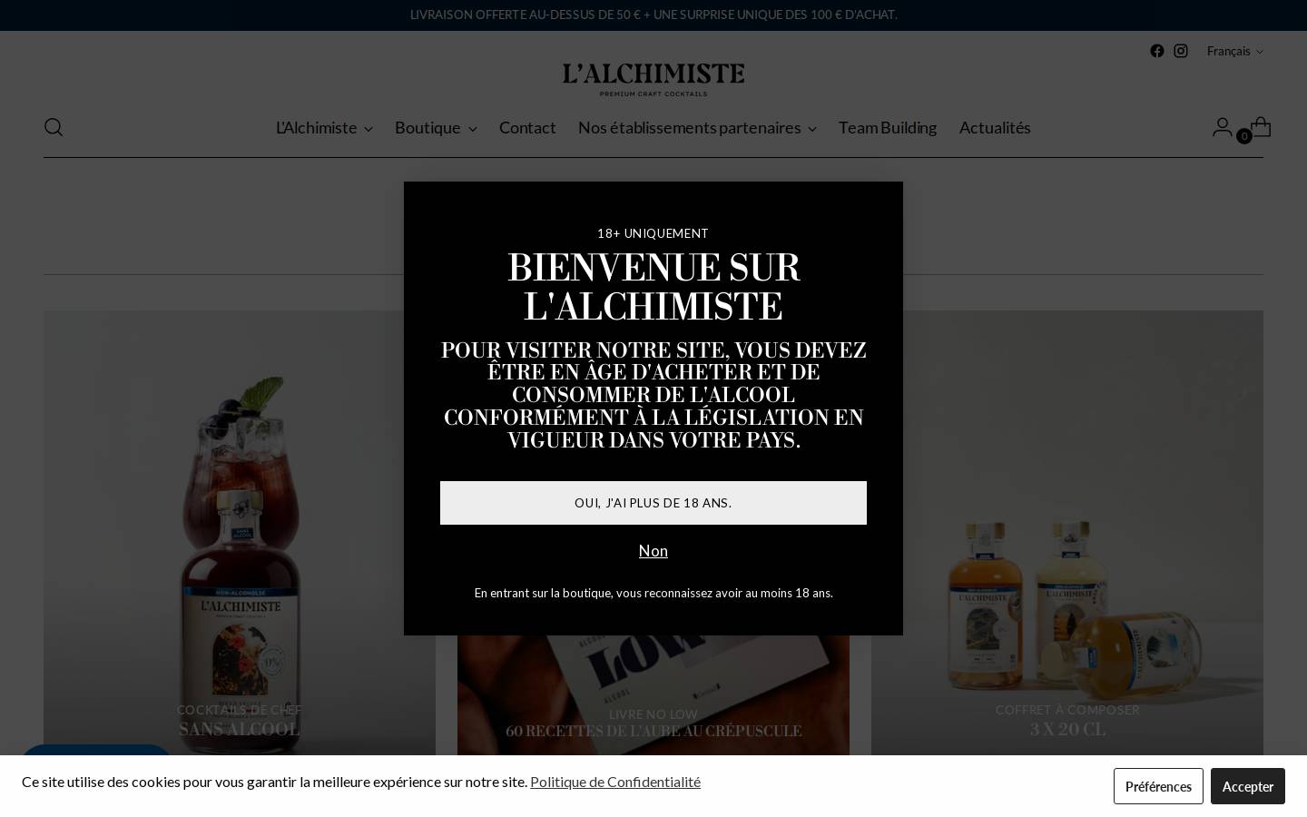 alchimistelab.com homepage screenshot