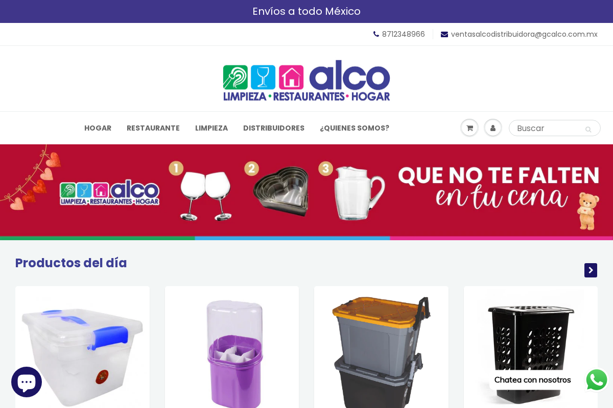 Alco Distribuidora homepage screenshot