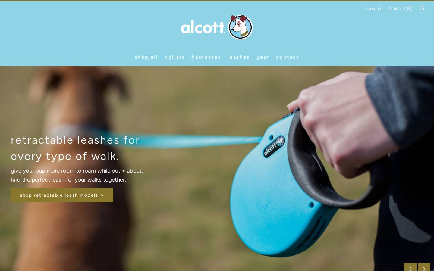 alcottadventures.com homepage screenshot