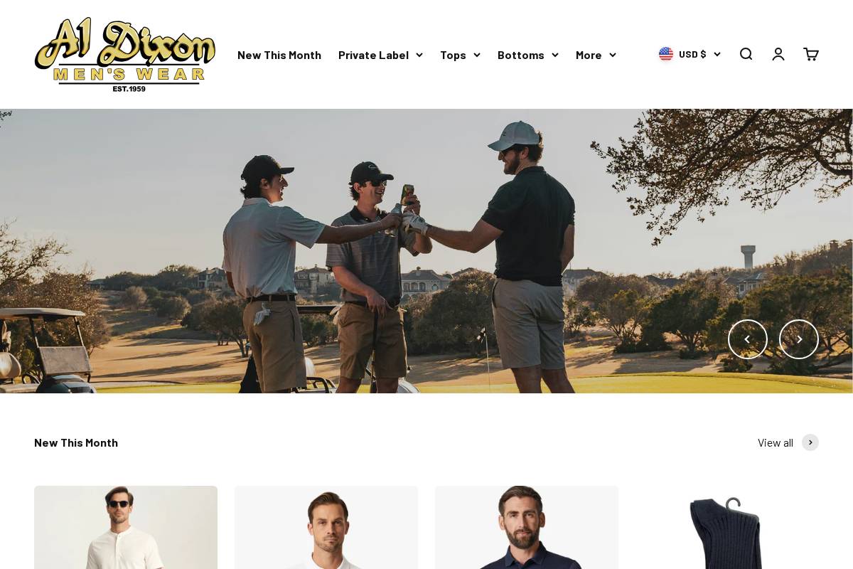 aldixons.com homepage screenshot