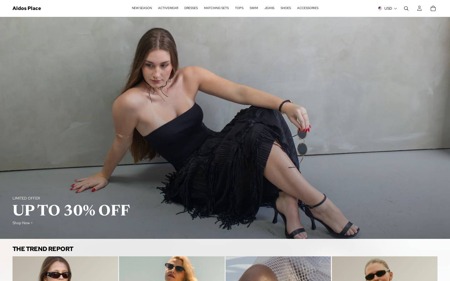 aldosplace.com homepage screenshot