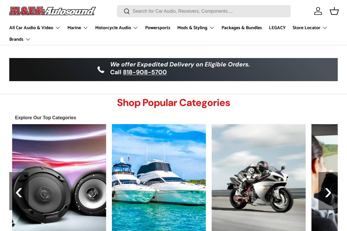 aleds.com homepage screenshot