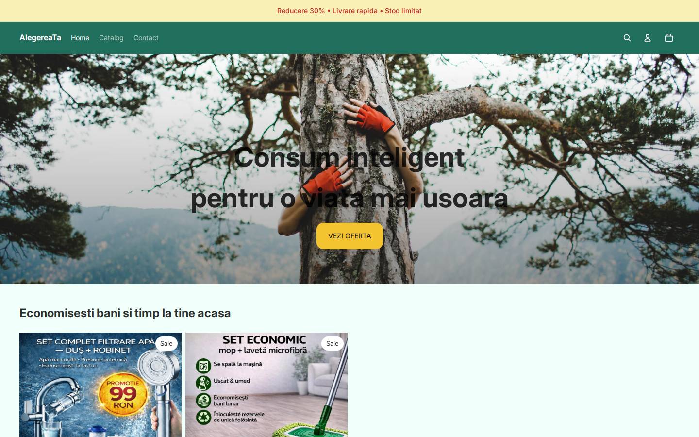 alegereata.ro homepage screenshot