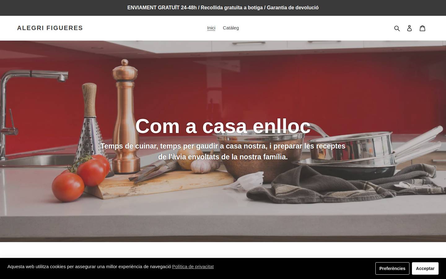 alegri.cat homepage screenshot