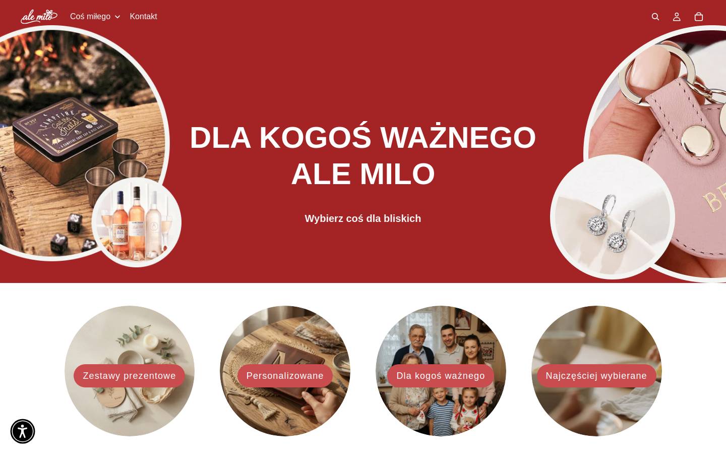 alemilo.pl homepage screenshot