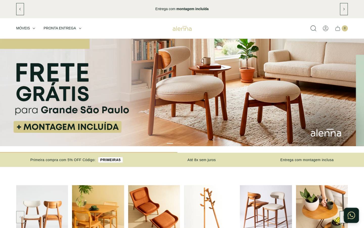alenna.com.br homepage screenshot