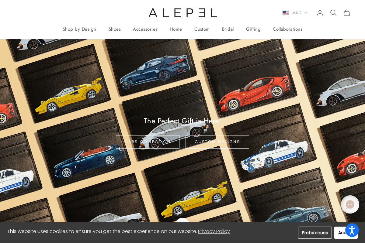 alepel.com homepage screenshot