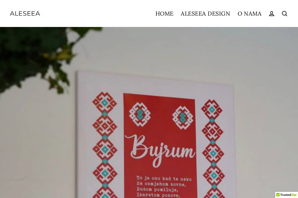 aleseea.de homepage screenshot