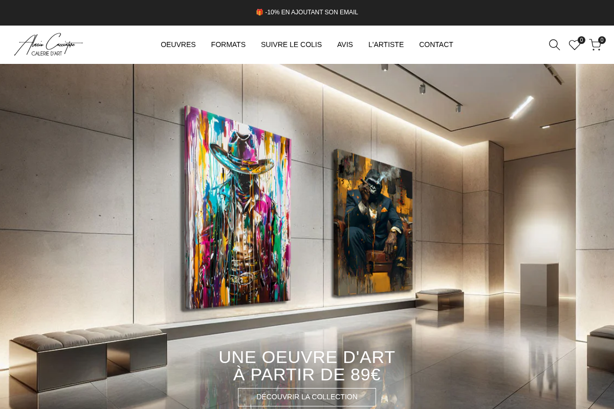 Alessio Cacciatore homepage screenshot