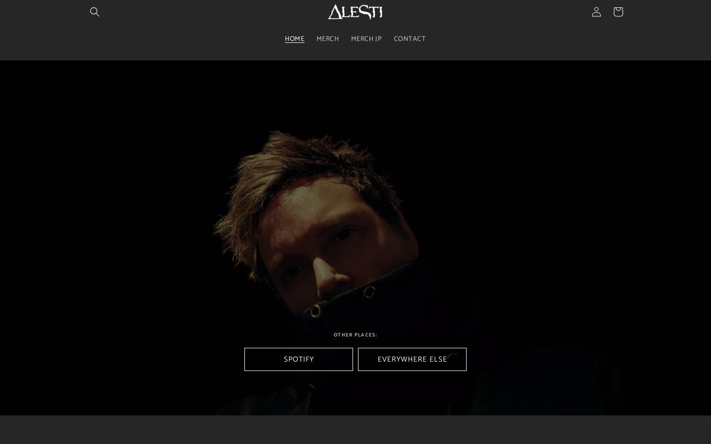 alestimusic.com homepage screenshot