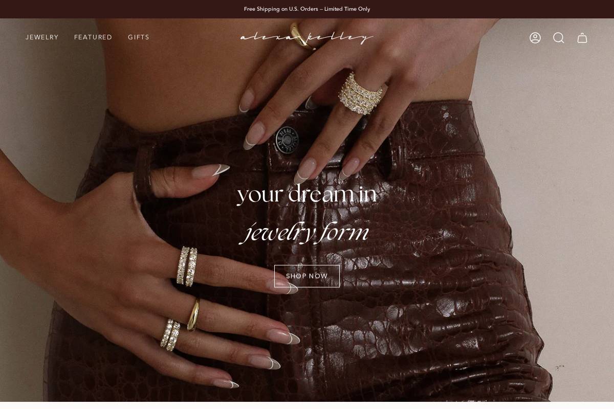 Alexa Kelley homepage screenshot