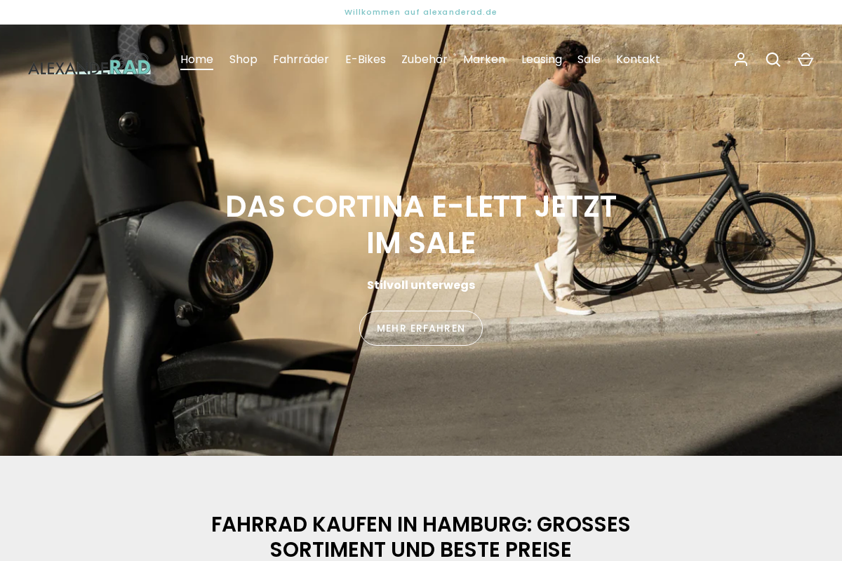 alexanderad.de homepage screenshot