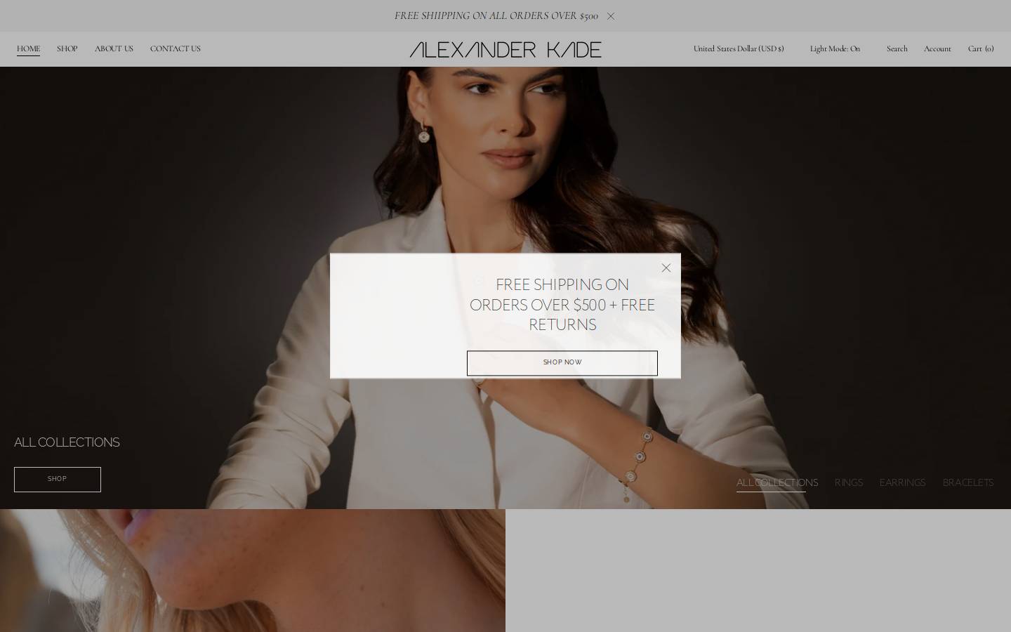 alexanderkade.com homepage screenshot