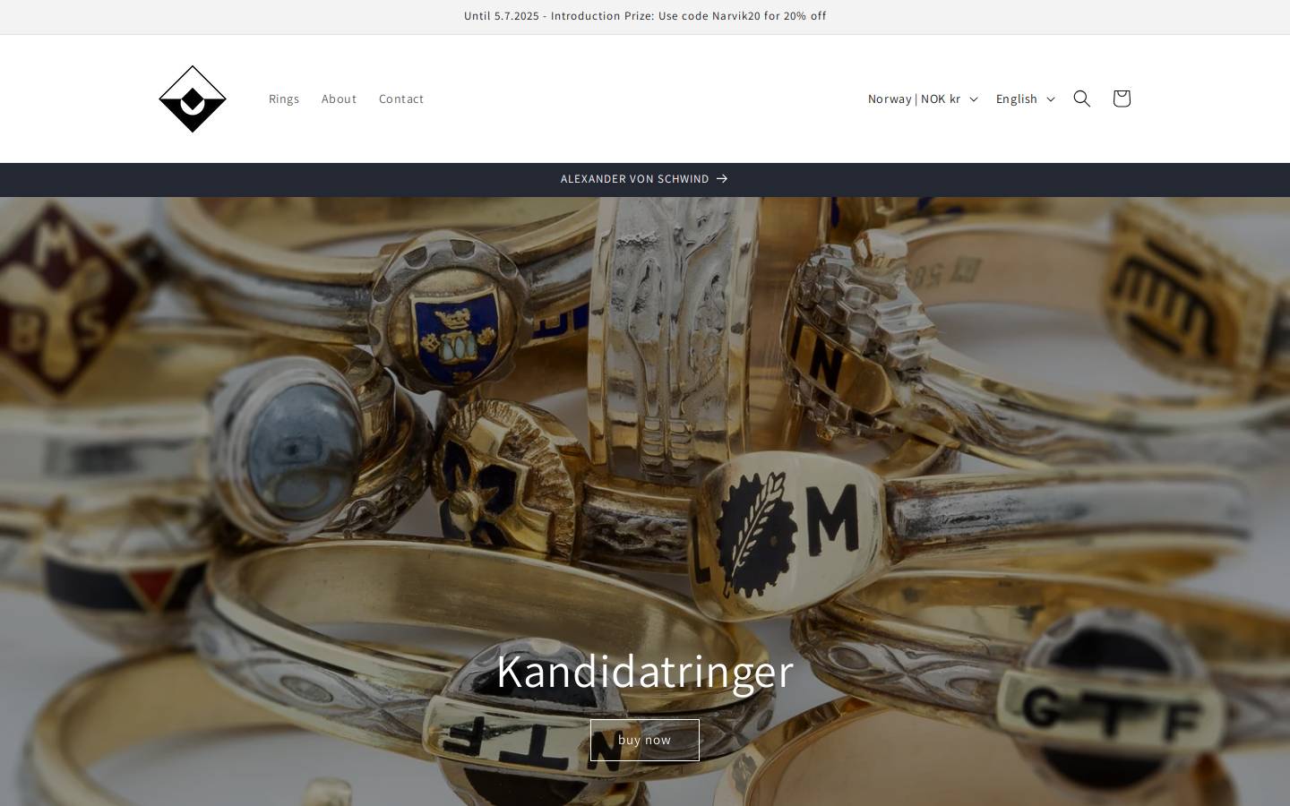 alexandervonschwind.com homepage screenshot