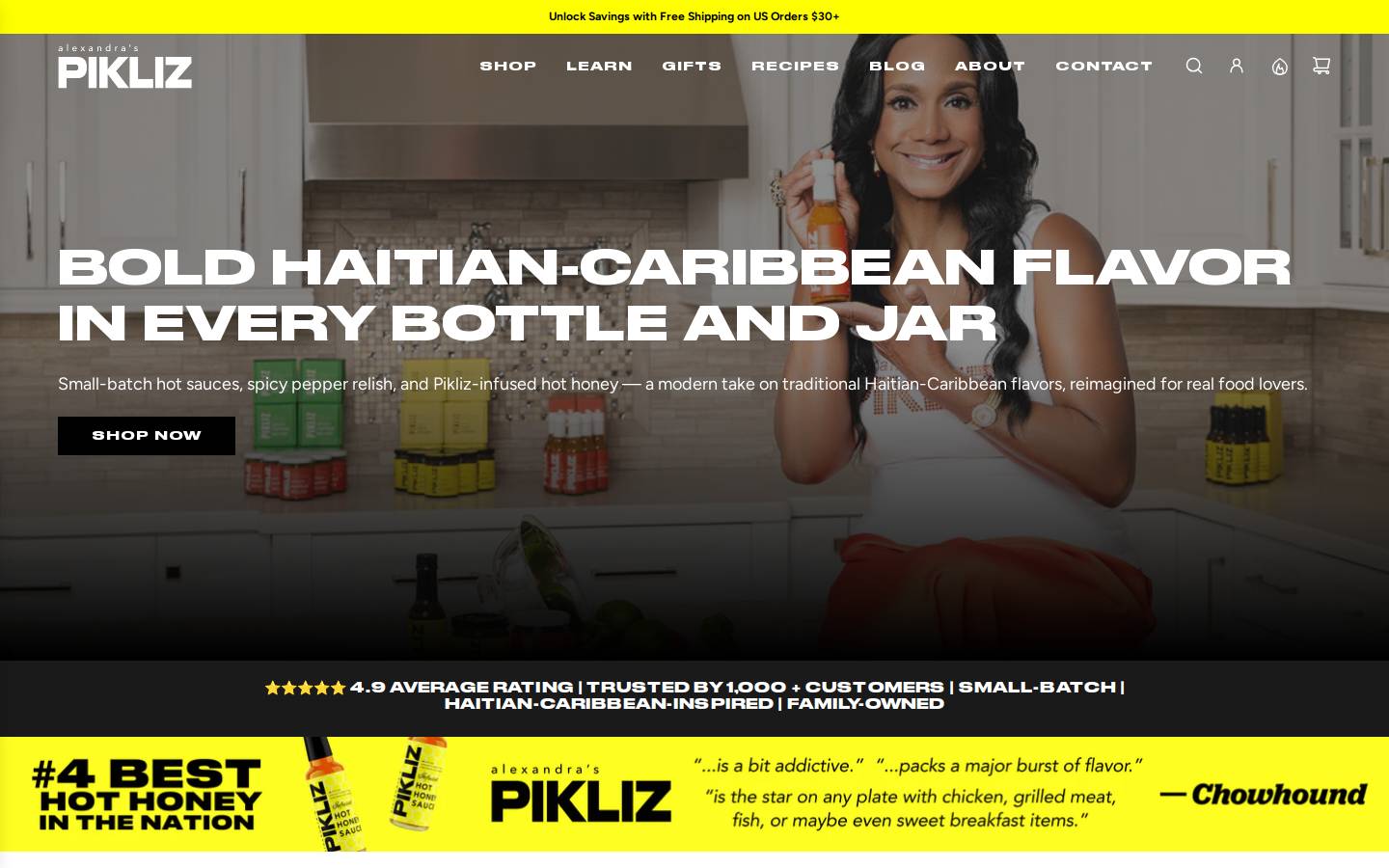 alexandraspikliz.com homepage screenshot