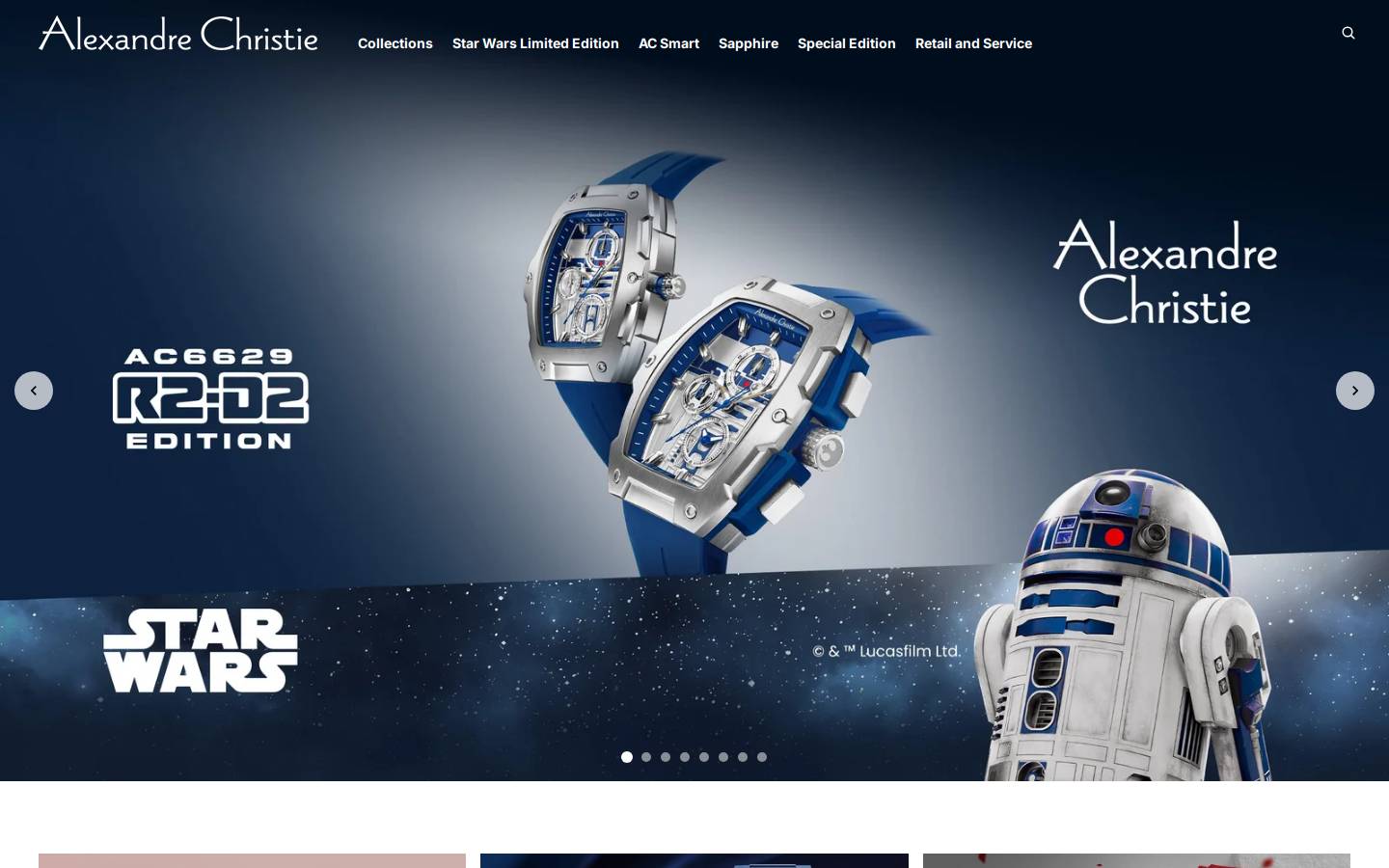 alexandrechristie.com homepage screenshot
