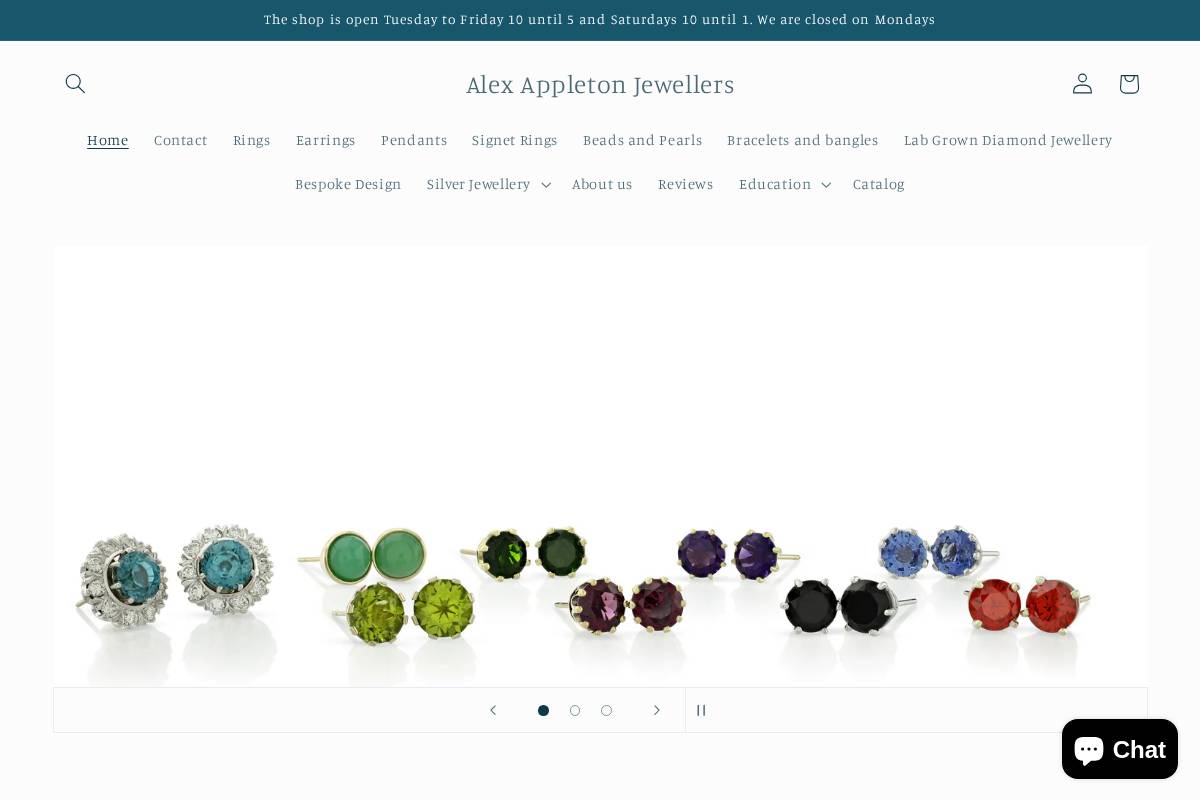 Alexappleton homepage screenshot