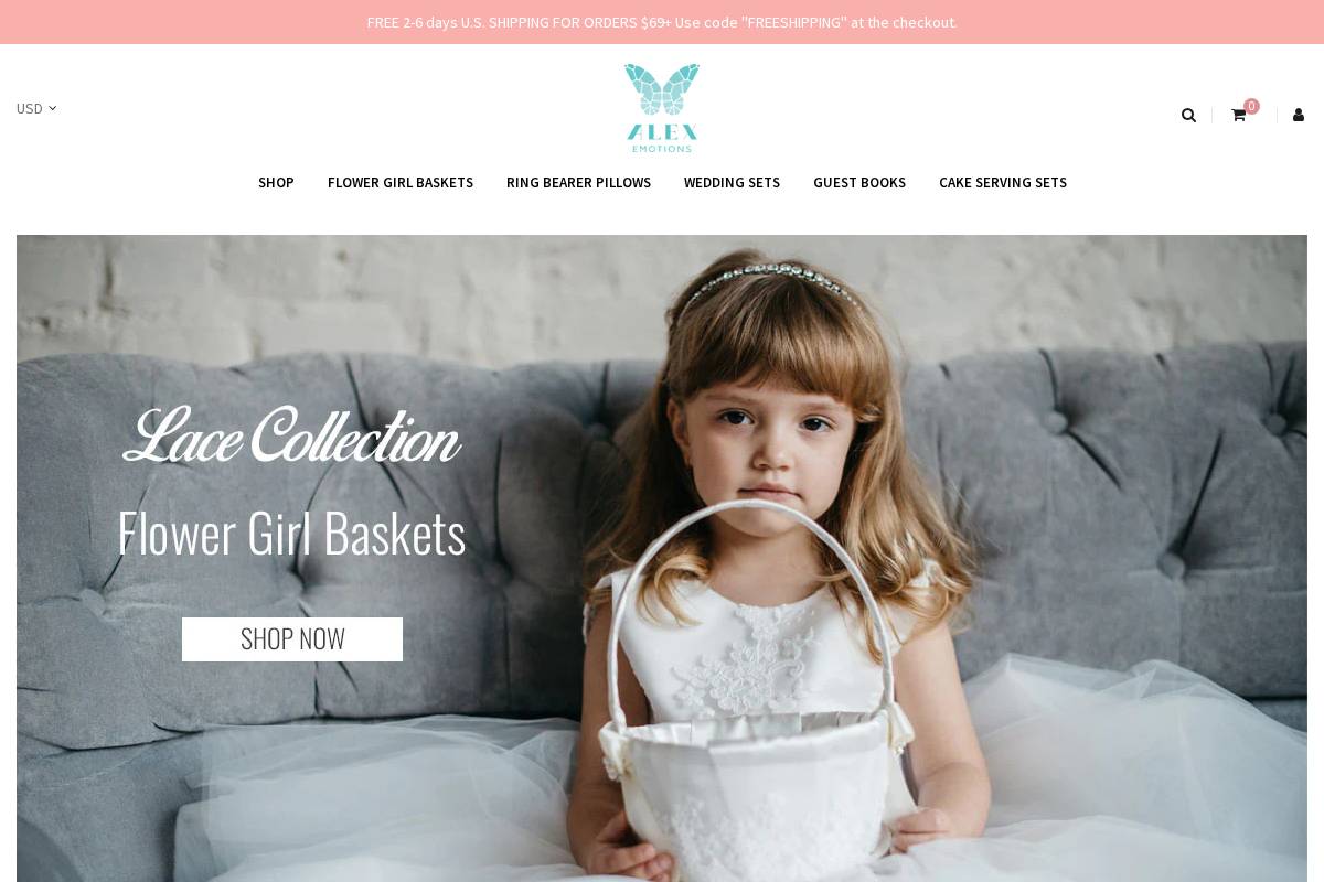 alexemotions.com homepage screenshot