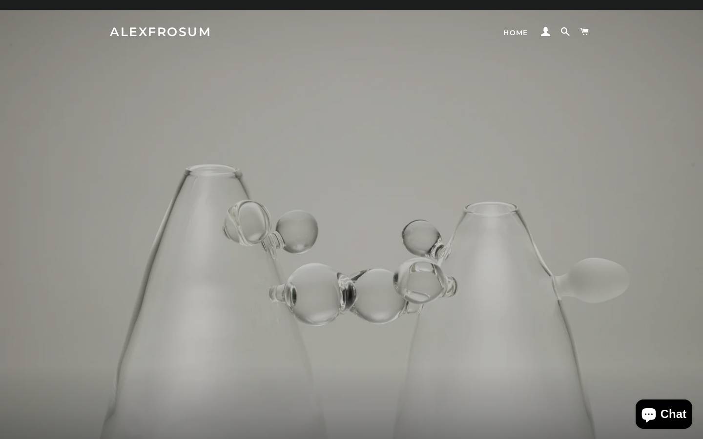 alexfrosum.com homepage screenshot