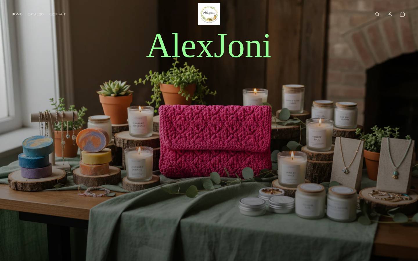 alexjoni.com homepage screenshot
