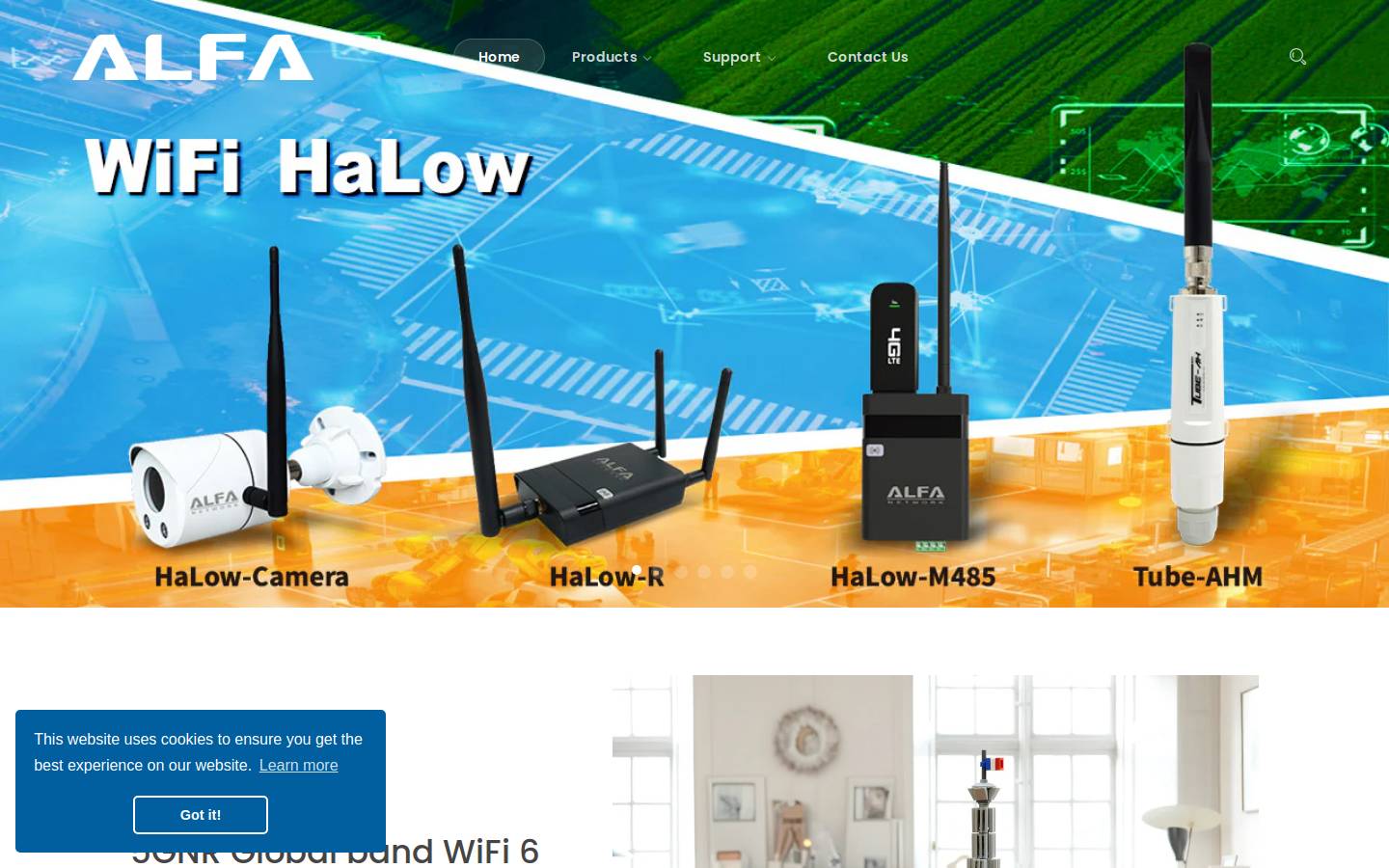 Alfa Aesar homepage screenshot