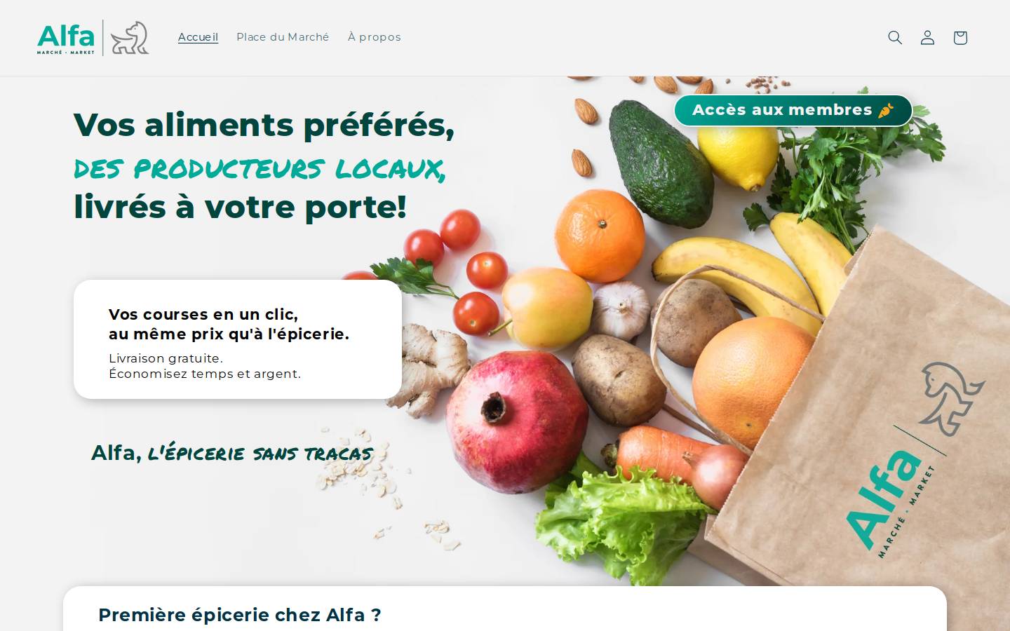 Alfa Aesar homepage screenshot