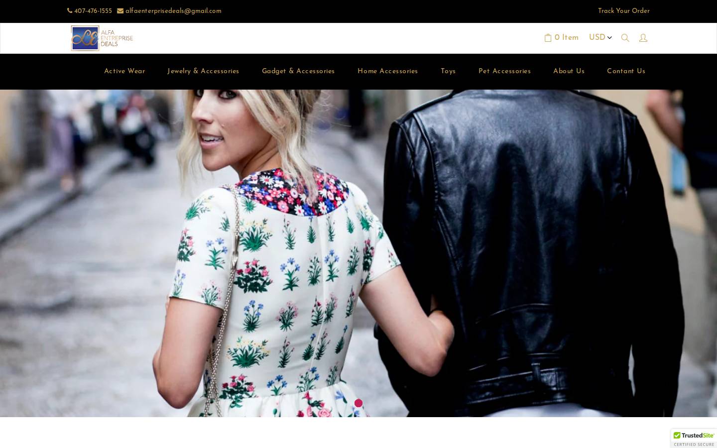 alfaenterprisedeals.com homepage screenshot