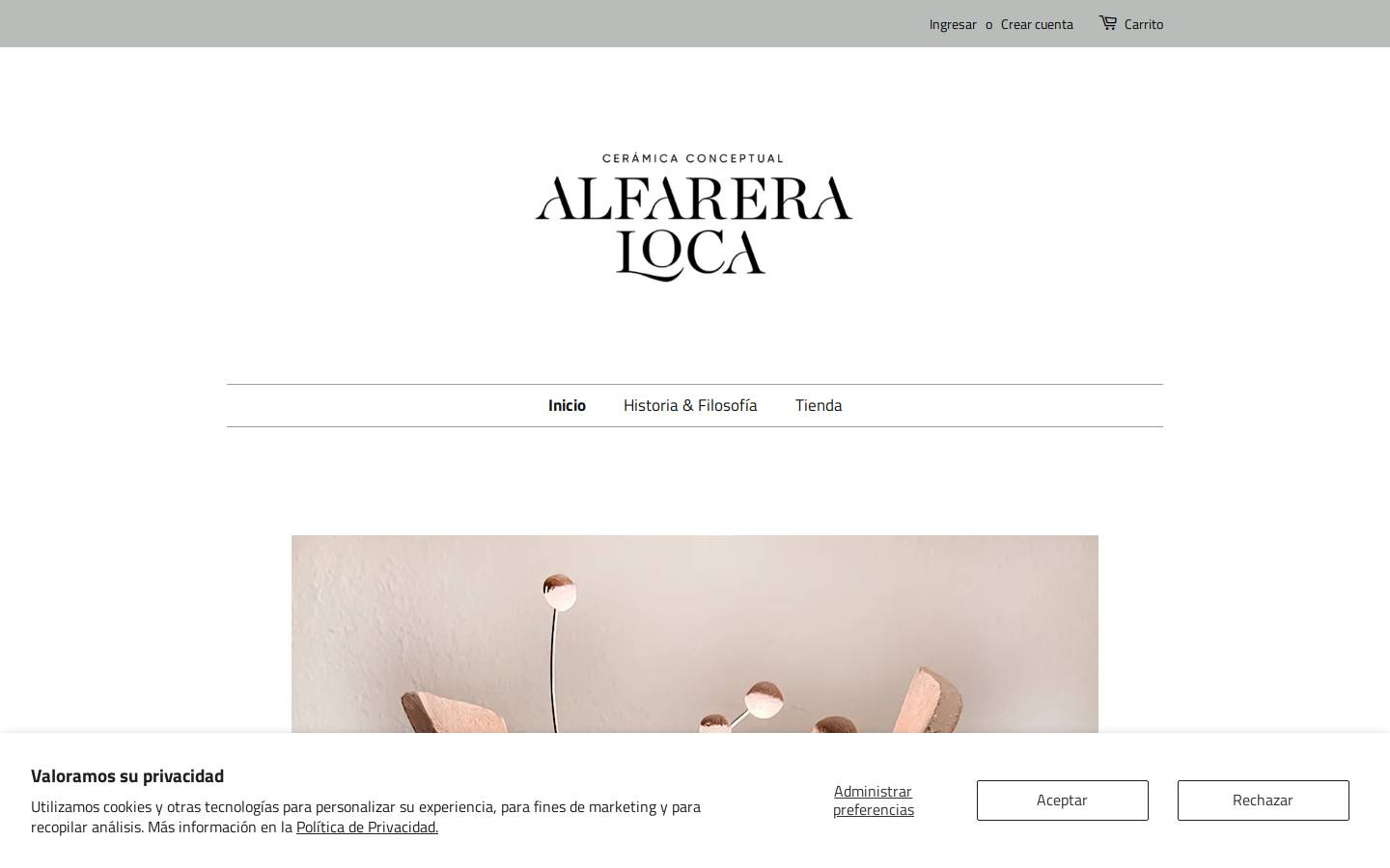 alfareraloca.com homepage screenshot