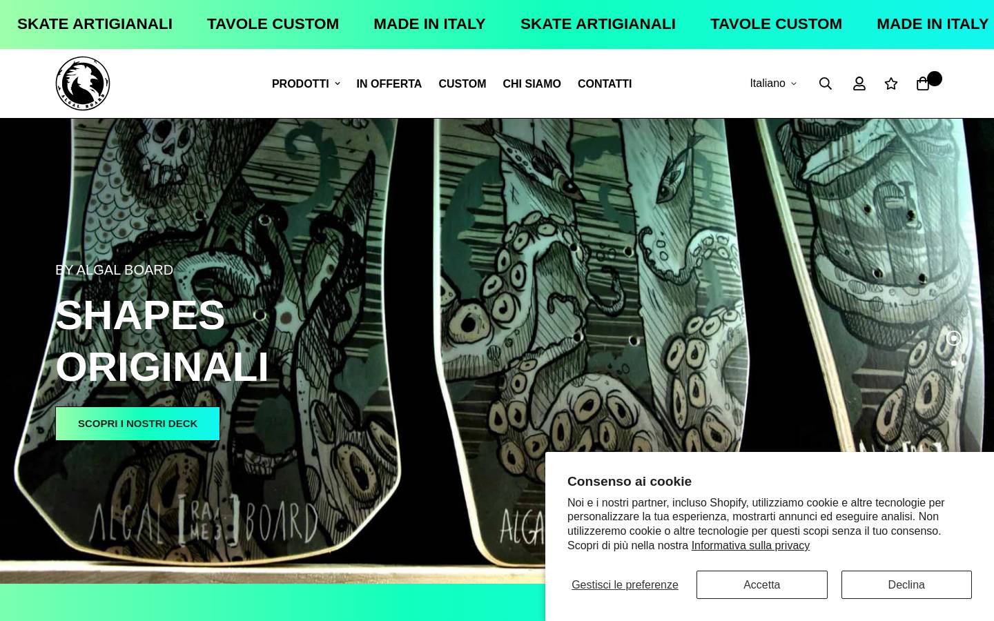 algalboard.com homepage screenshot